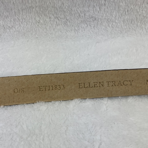 Ellen Tracy Women’s NWOT Reptile Embossed Belt OS - Picture 3 of 8